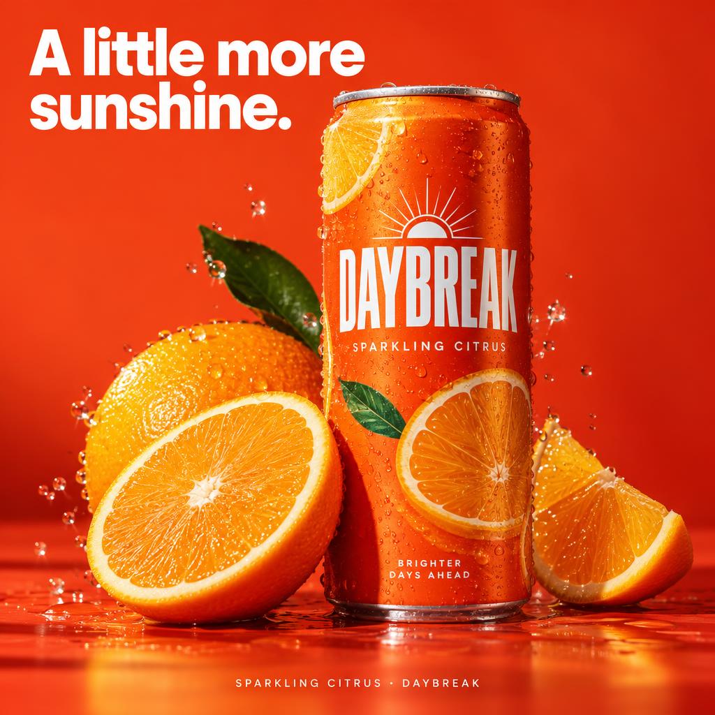 Fictional product campaign concept illustrating creative direction