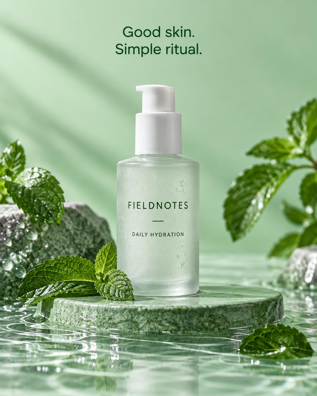 Fictional product campaign concept illustrating creative direction